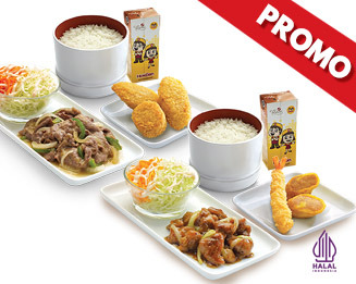 PAKET A + PAKET D + 2 SOSRO